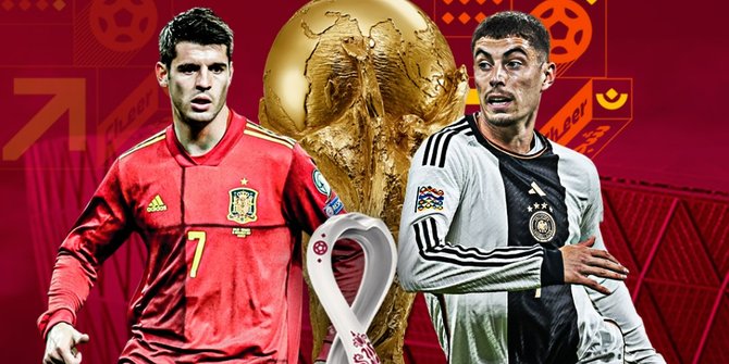 Timnas Spanyol akan menghadapi Timnas Jerman di Al Bayt Stadium pada matchday 2 Grup E ajang Piala Dunia 2022. Pertandingan ini